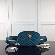 Forubags Gucci GG Marmont Matelasse Blue – 476434 – W.18xH.11xD.5 cm - 1