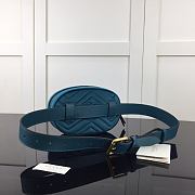 Forubags Gucci GG Marmont Matelasse Blue – 476434 – W.18xH.11xD.5 cm - 3