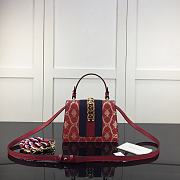 Forubags Gucci Sylvie Rhombus Red – 470270 – 20x14x8 cm - 4