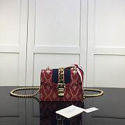 Forubags Gucci Sylvie Rhombus Red – 431666 – 19x14x7.5 cm - 1