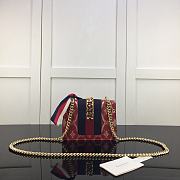 Forubags Gucci Sylvie Rhombus Red – 431666 – 19x14x7.5 cm - 5