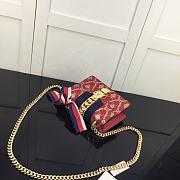 Forubags Gucci Sylvie Rhombus Red – 431666 – 19x14x7.5 cm - 4