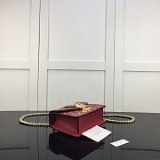 Forubags Gucci Sylvie Rhombus Red – 431666 – 19x14x7.5 cm - 2