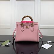 Kitlife Gucci Diana Tote Bag (Pink,Green,Brown) – 660195 – 27x24x11 cm - 1