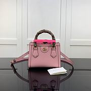 Forubags Gucci Diana Small Tote Bag Pink – 655661 – 20x16x10 cm - 1