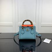 Forubags Gucci Diana Small Tote Bag Light Blue – 655661 – 20x16x10 cm - 1