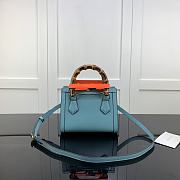 Forubags Gucci Diana Small Tote Bag Light Blue – 655661 – 20x16x10 cm - 5