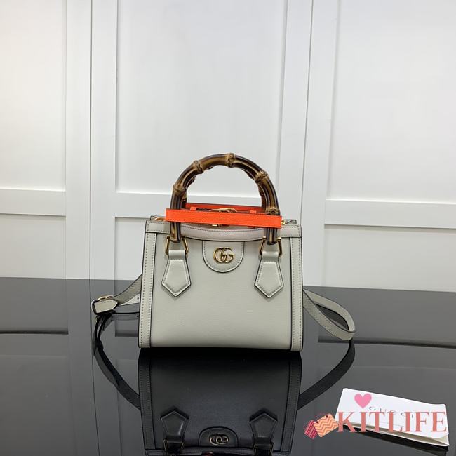 Forubags Gucci Diana Small Tote Bag White – 655661 – 20x16x10 cm - 1