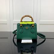 Forubags Gucci Diana Small Tote Bag Green – 655661 – 20x16x10 cm - 1