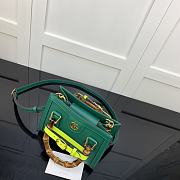 Forubags Gucci Diana Small Tote Bag Green – 655661 – 20x16x10 cm - 4