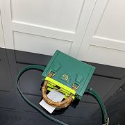 Forubags Gucci Diana Small Tote Bag Green – 655661 – 20x16x10 cm - 5
