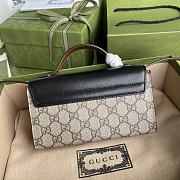 Forubags Gucci Padlock Mini Bag In Beige And Ebony GG Supreme Black – 652683 – 18×10×5 cm - 5