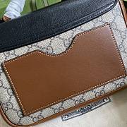 Forubags Gucci Padlock Mini Bag In GG Supreme Canvas Black – 658487 – 21x14x5 cm - 3