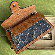 Forubags Gucci Dionysus Denim Mini Bag – 476432 – 16.5x10x4.5 cm - 2