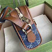 Forubags Gucci Ophidia GG Mini Dark Blue Bag – 517350 – 17.5× 12x 5.5 cm - 4