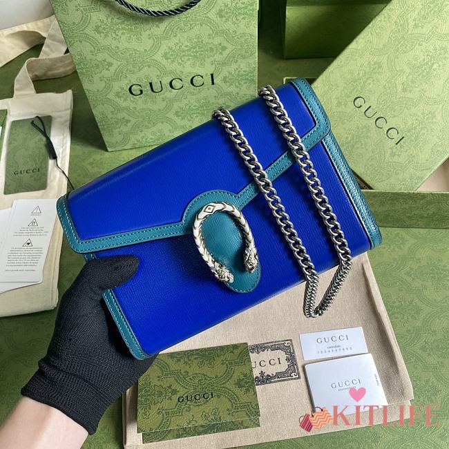 Forubags Gucci Dionysus Mini Chain Dark Blue – 401231 – 20x13.5x3 cm - 1