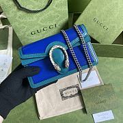 Forubags Gucci Dionysus Mini Navy Blue/ Green – 476432 – 16.5x10x4.5 cm - 1