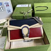 Forubags Gucci Dionysus Blue-Red/Apricot Whole Skin– 400249 – 28x17x9 cm - 1