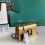 Forubags Gucci Dionysus Super Gold Lamé Leather - 499623 – 25x13.5x7 cm - 5