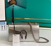 Forubags Gucci Dionysus Super Silver Lamé Leather - 499623 – 25x13.5x7 cm - 1