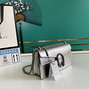 Forubags Gucci Dionysus Super Silver Lamé Leather - 499623 – 25x13.5x7 cm - 3