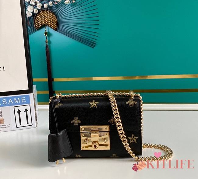 Forubags Gucci Padlock Bee Star Kepi - 432182 – 20x12.5x8 cm - 1