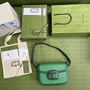 Forubags Gucci Horsbit 1955 Green/ Dark Green - 602204 – 25x18x8 cm - 6