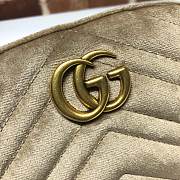 Forubags Gucci GG Marmont Matelasse Beige – 476434 – W.18xH.11xD.5 cm - 4
