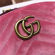 Forubags Gucci GG Marmont Matelasse Pink – 476434 – W.18xH.11xD.5 cm - 6