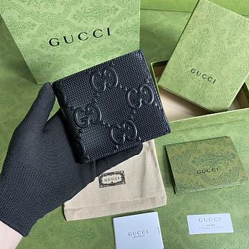 Forubags Gucci GG Embossed Wallet Black - 625562 – 12x9.7cm