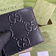 Forubags Gucci GG Embossed Wallet Black - 625562 – 12x9.7cm - 6