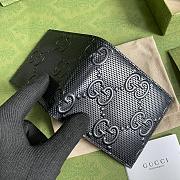 Forubags Gucci GG Embossed Wallet Black - 625562 – 12x9.7cm - 3