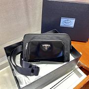 Forubags Prada Re-Nylon and leather shoulder bag - 2VH130 –22×14×3.5 cm - 6