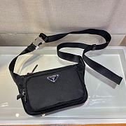 Forubags Prada Re-Nylon and Saffiano leather shoulder bag - 2VH128 –19×13x2.5 cm - 5