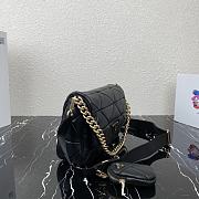 Forubags Prada System Nappa Leather Patchwork Bag Black - 1BD291 –28×18x7.5 cm - 6
