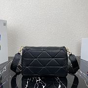 Forubags Prada System Nappa Leather Patchwork Bag Black - 1BD291 –28×18x7.5 cm - 3