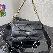 Forubags Prada System Nappa Leather Patchwork Bag Black - 1BD291 –28×18x7.5 cm - 4