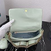 Forubags Prada System Nappa Leather Patchwork Bag Mint - 1BD291 –28×18x7.5 cm - 5