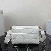 Forubags Prada System Nappa Leather Patchwork Bag White - 1BD291 –28×18x7.5 cm - 5