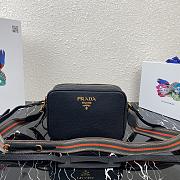 Forubags Prada Leather Cross-Body Bag Clay Black - 1BH082 – 22×15x9 cm - 1