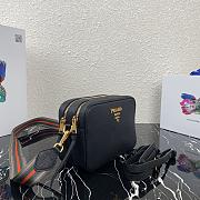 Forubags Prada Leather Cross-Body Bag Clay Black - 1BH082 – 22×15x9 cm - 5