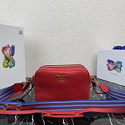 Forubags Prada Leather Cross-Body Bag Clay Red - 1BH082 – 22×15x9 cm - 1
