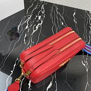 Forubags Prada Leather Cross-Body Bag Clay Red - 1BH082 – 22×15x9 cm - 3