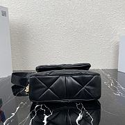 Forubags Prada System Nappa Leather Patchwork Mini Bag Black - 1BD292 –21×16x7 cm - 6