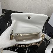 Forubags Prada System Nappa Leather Patchwork Mini Bag White - 1BD292 –21×16x7 cm - 5