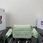 Forubags Prada System Nappa Leather Patchwork Mini Bag Mint - 1BD292 –21×16x7 cm - 3