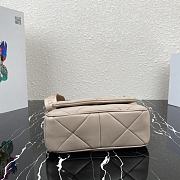 Forubags Prada System Nappa Leather Patchwork Mini Bag Beige - 1BD292 –21×16x7 cm - 6