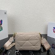 Forubags Prada System Nappa Leather Patchwork Mini Bag Beige - 1BD292 –21×16x7 cm - 2
