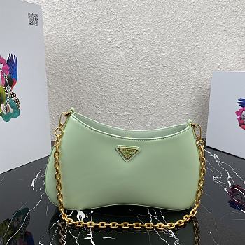 Forubags Prada Leather Chain Hobo Bag Mint - 1BC148 –25.5×15.5x4 cm