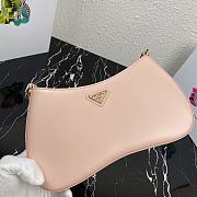 Forubags Prada Leather Chain Hobo Bag Pink - 1BC148 –25.5×15.5x4 cm - 2